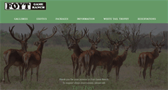 Desktop Screenshot of foytgameranch.com
